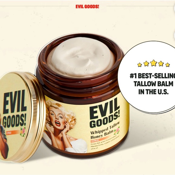 evil goods Other - Evil Goods Whipped Tallow Honey Balm